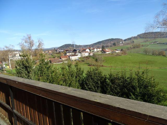 Blick vom Balkon