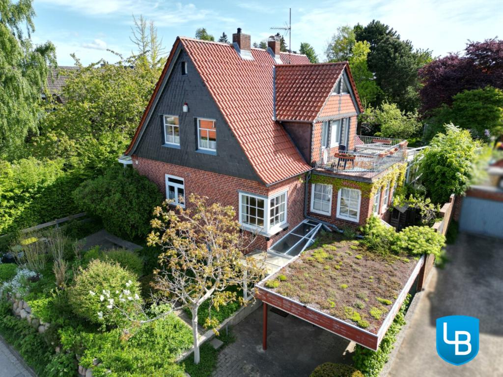 Hausansicht von oben