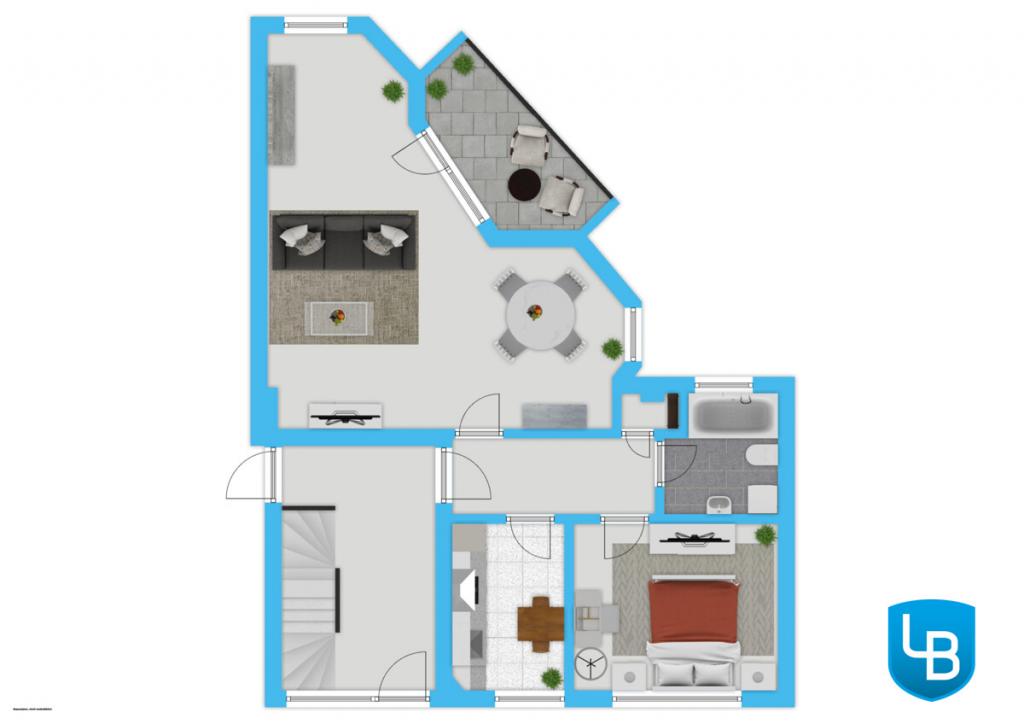 Grundriss WE1