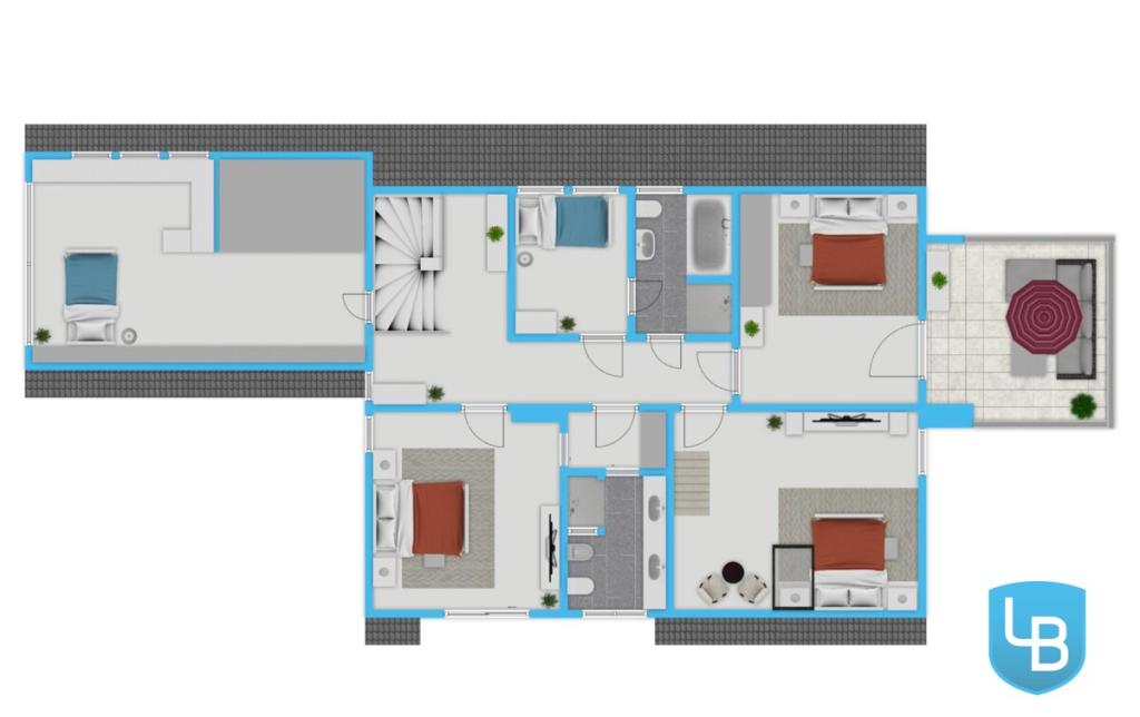 Dachgeschoss Wohnhaus 