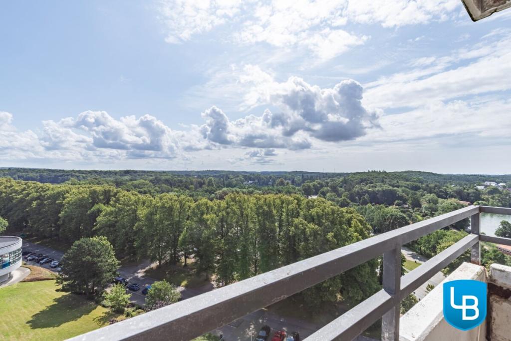 Blick vom Balkon