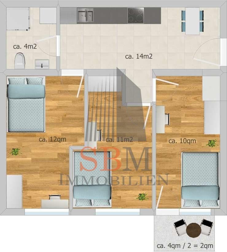 Helles Zimmer in entspannter 3er-WG in Laim - Photo 5