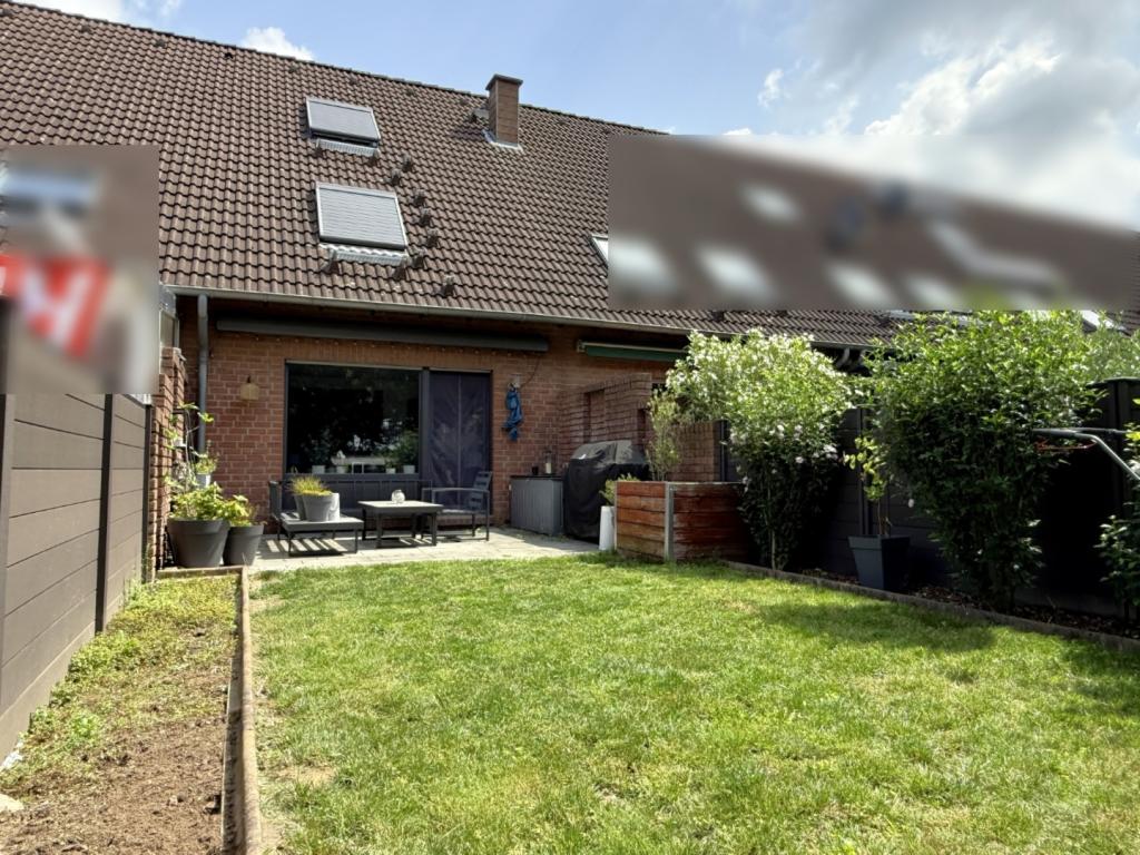 Rückansicht mit Garten