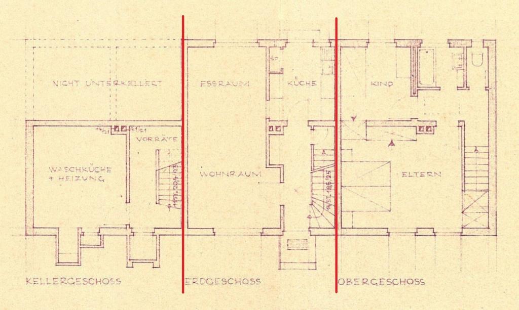 Zeichnung KG EG OG oM
