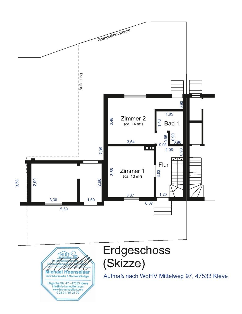 Zeichnung Erdgeschoss