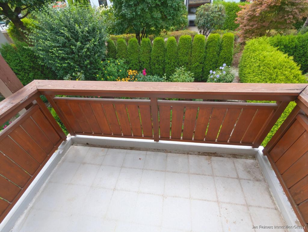 Blick vom Balkon