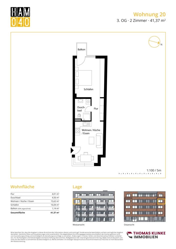 HAM040 Grundriss WE 20
