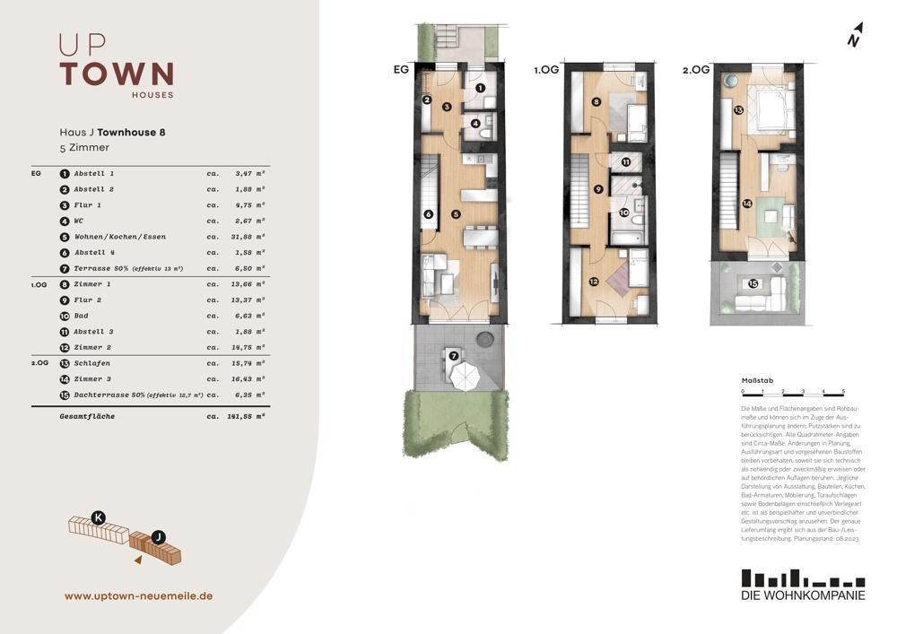 UP TOWN Houses - Grundriss J8