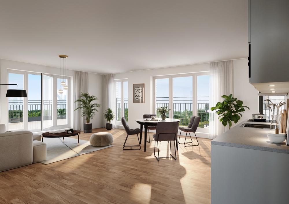 Visualisierung Wohn-/Essbereich