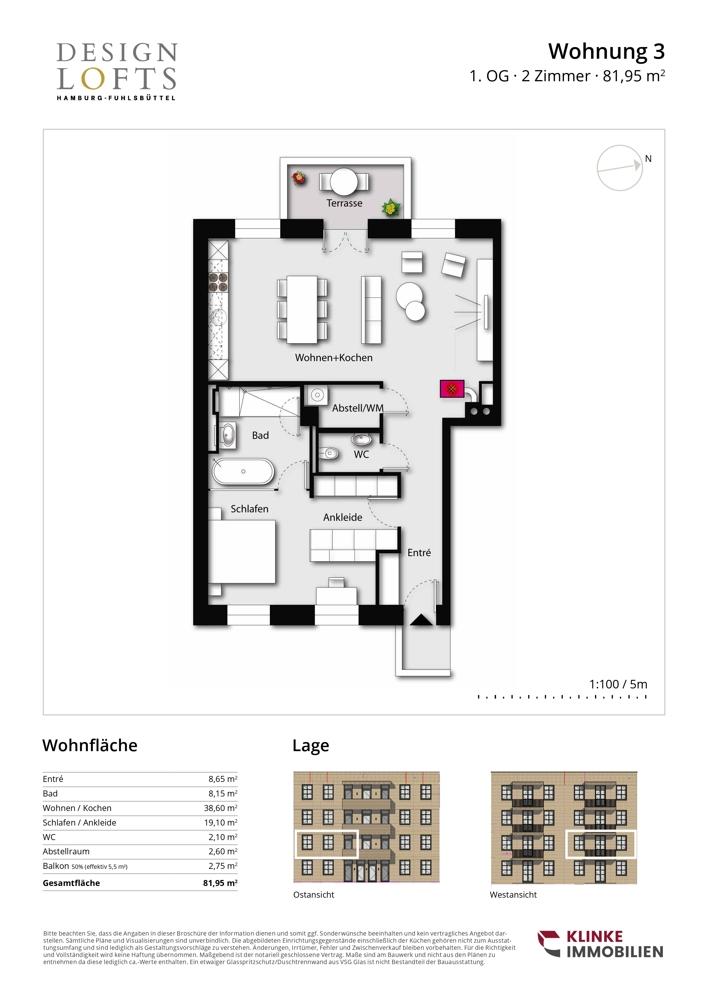 Design Lofts - Grundriss WE3