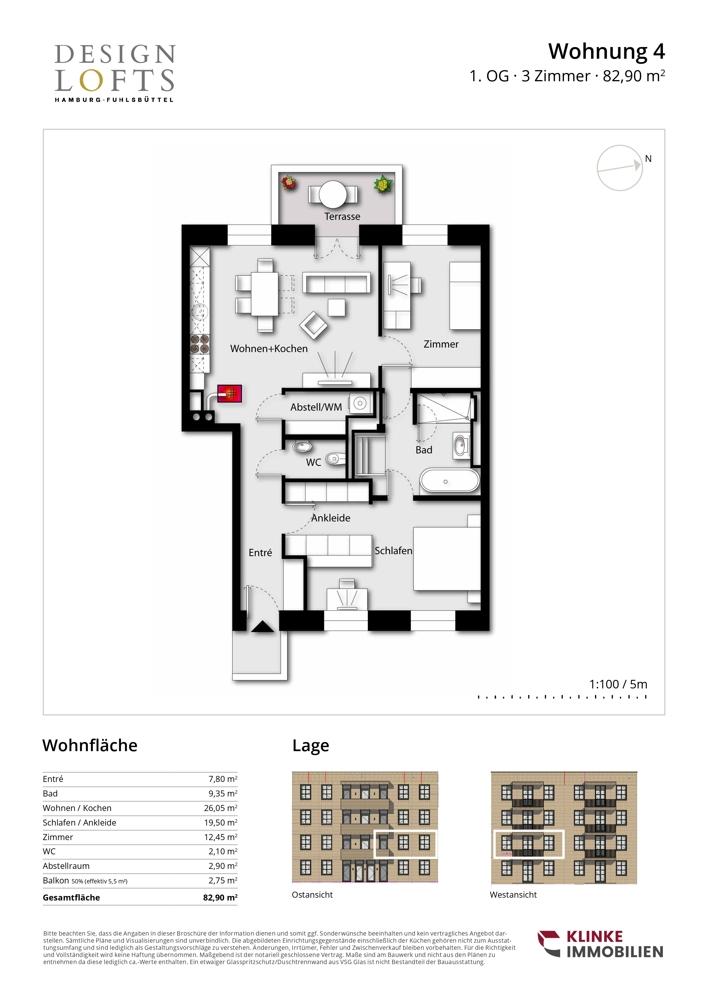 Design Lofts - Grundriss WE4