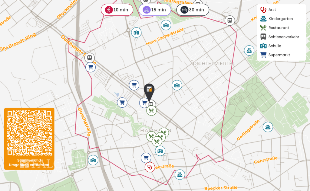 Mikro-Lageplan