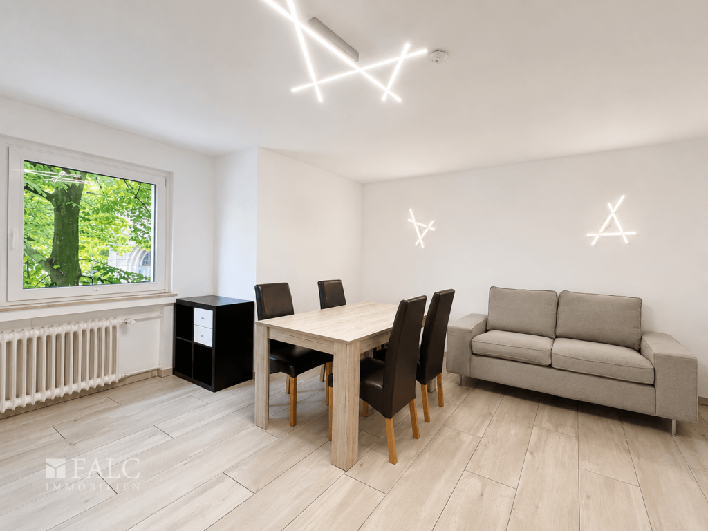 Moderne, voll möblierte 2-Zimmer-Wohnung in Bestlage von Düsseldorf-Bilk – sofort bezugsfertig - Foto 1