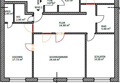 Frisch sanierte 2‑Zimmer‑Wohnung in Bruck – Erstbezug nach Ausbau! - Foto 1
