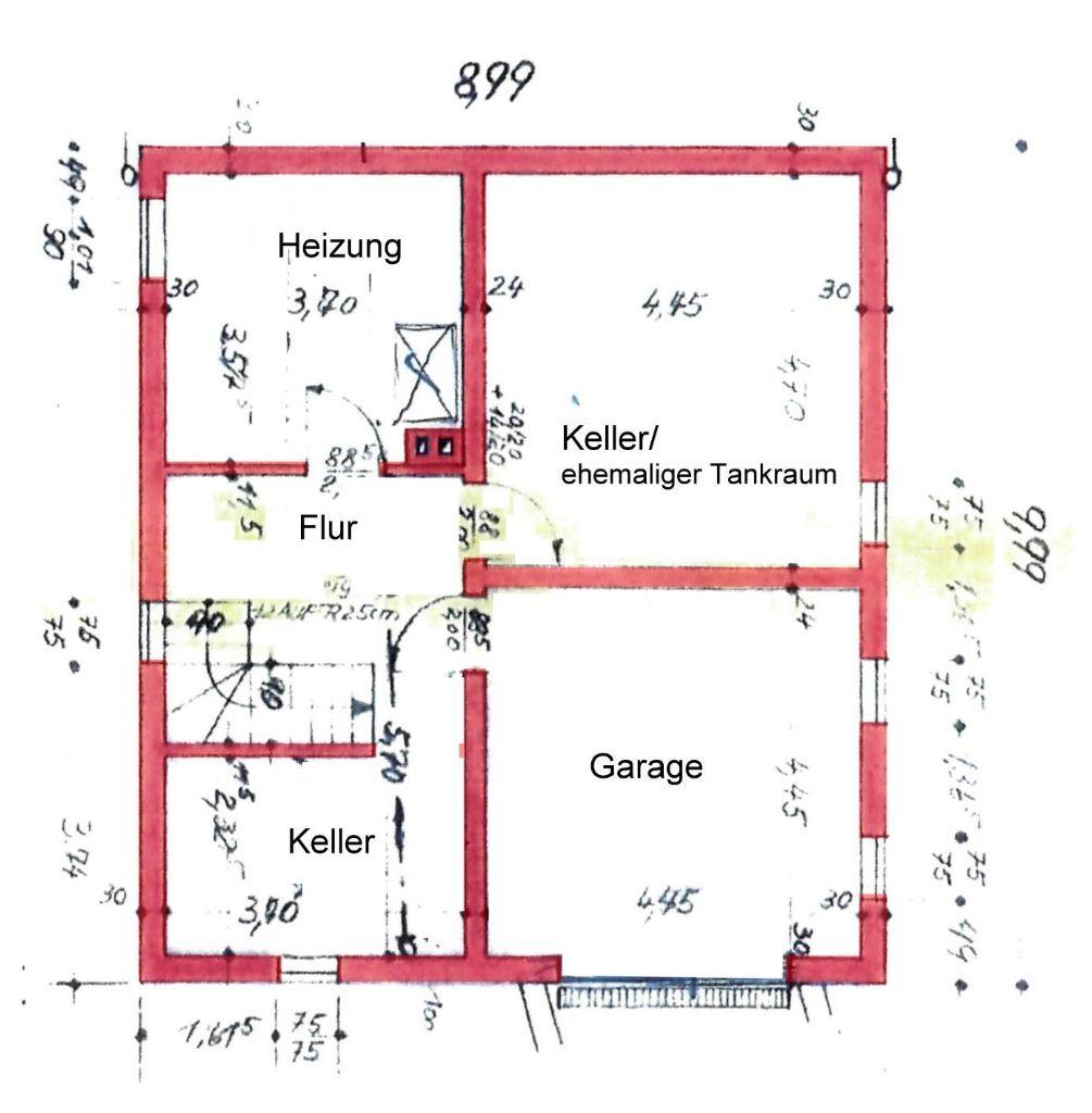 Grundriss Kellergeschoss