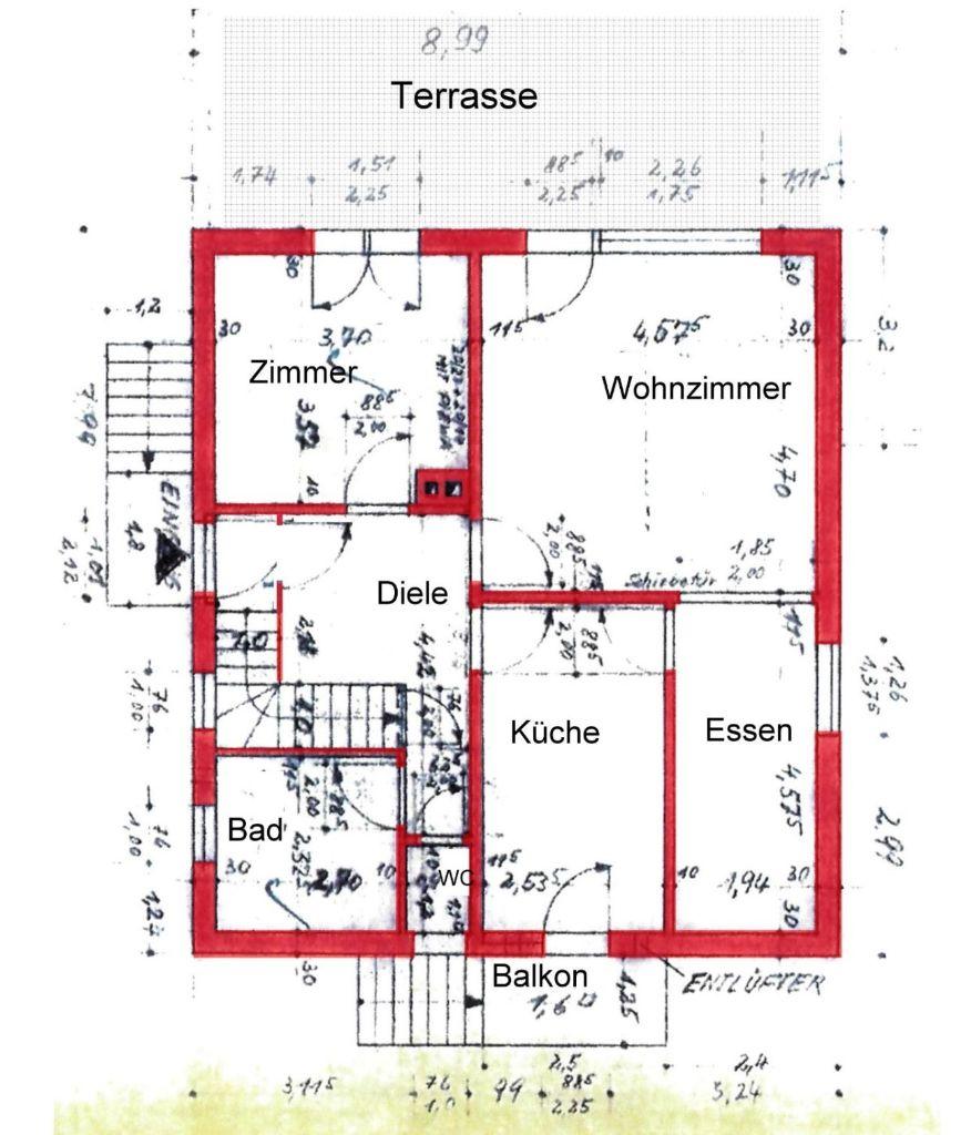 Grundriss Erdgeschoss
