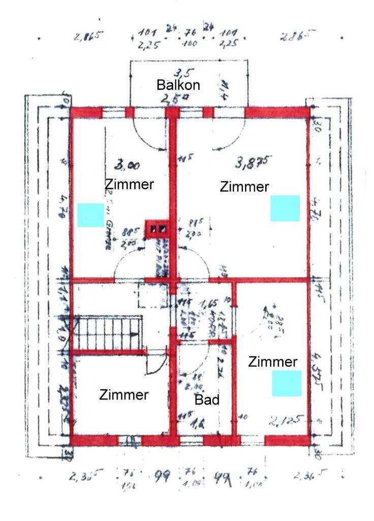 Grundriss Dachgeschoss
