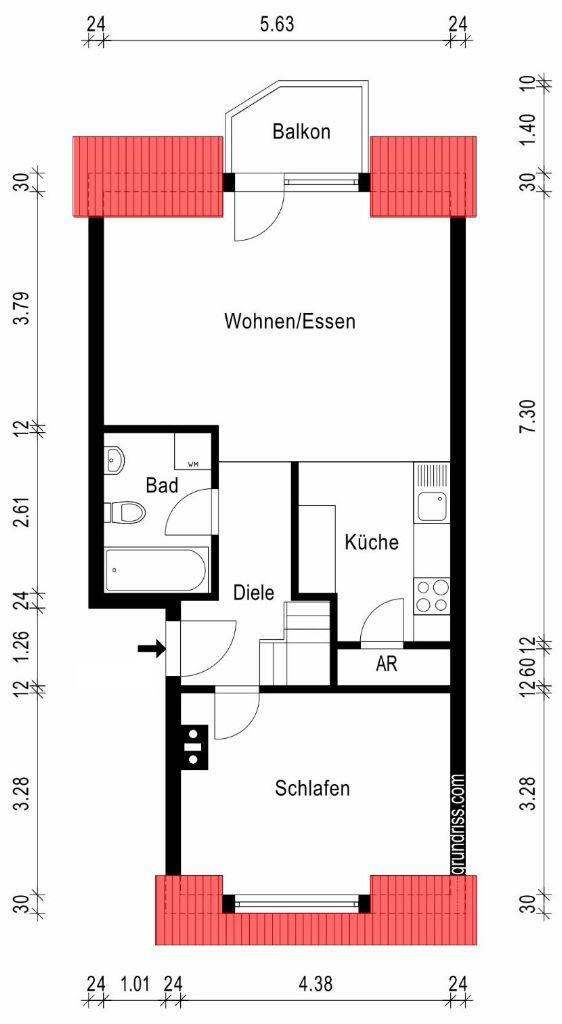 Grundriss 2. Obergeschoss