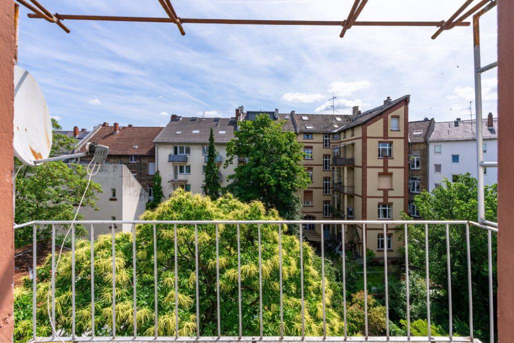 Ausblick vom Balkon