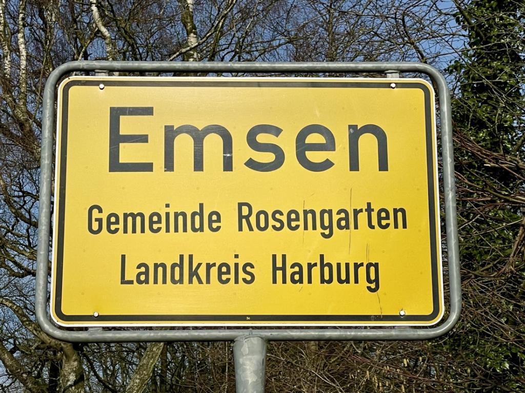 Ortsschild Emsen
