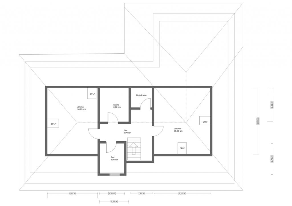 Grundriss Dachgeschoss