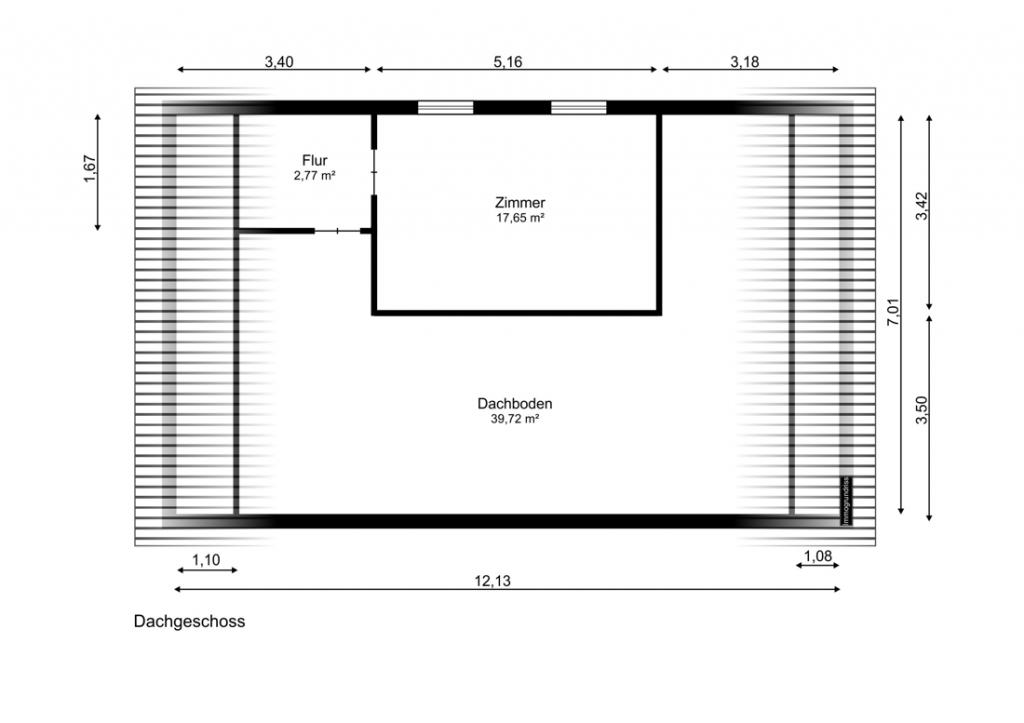 Grundriss Dachgeschoss