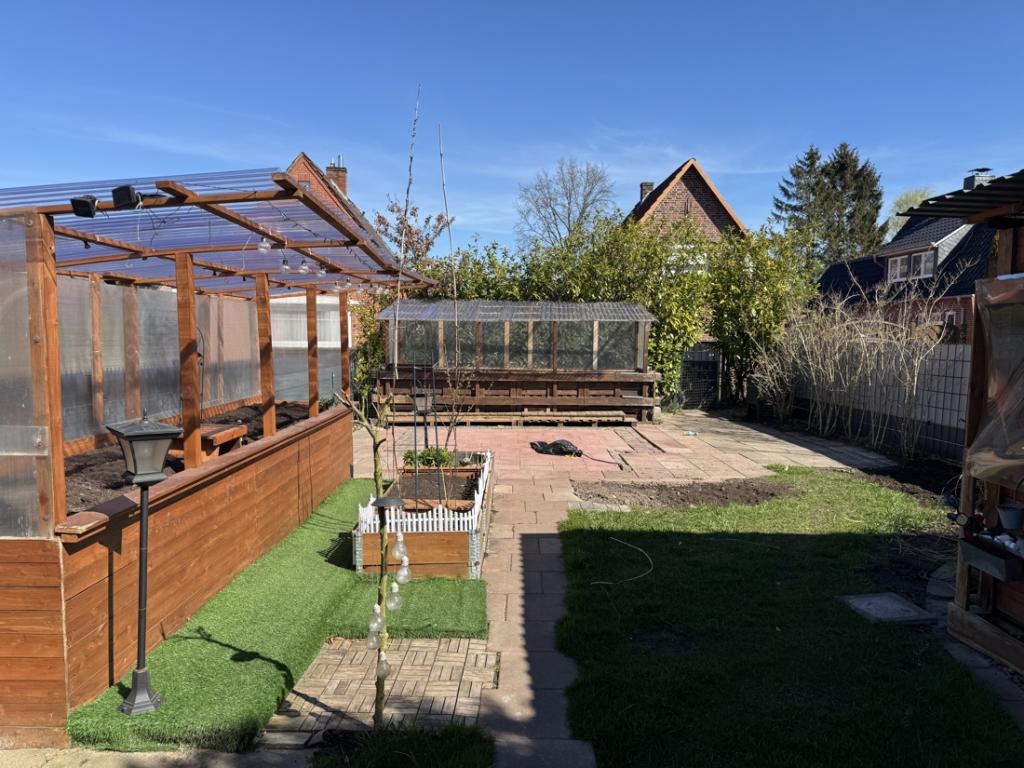 Blick in den schönen Garten