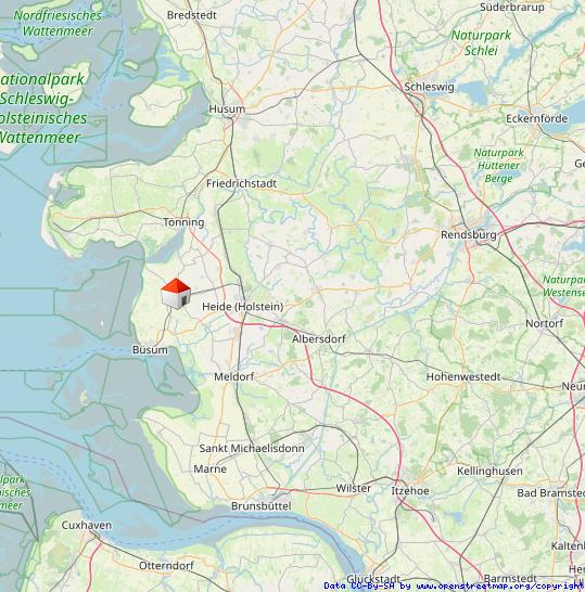 Lage in Schleswig-Holstein