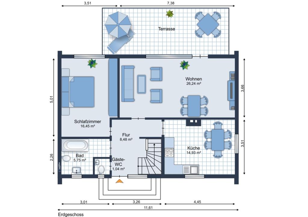 Grundriss EG