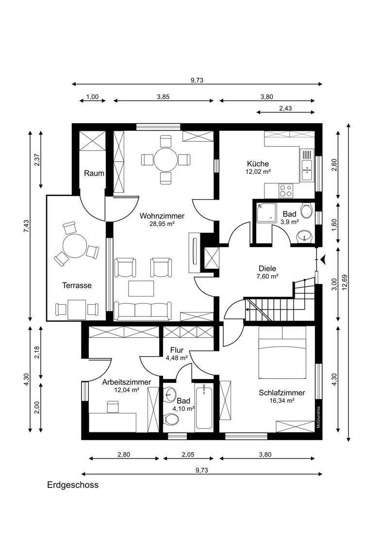 Grundriss EG