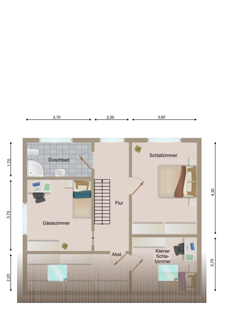 Grundriss Dachgeschoss 