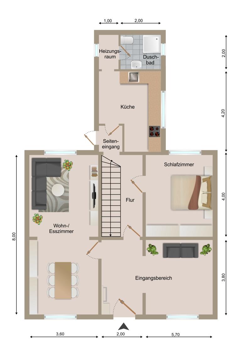 Grundriss Erdgeschoss