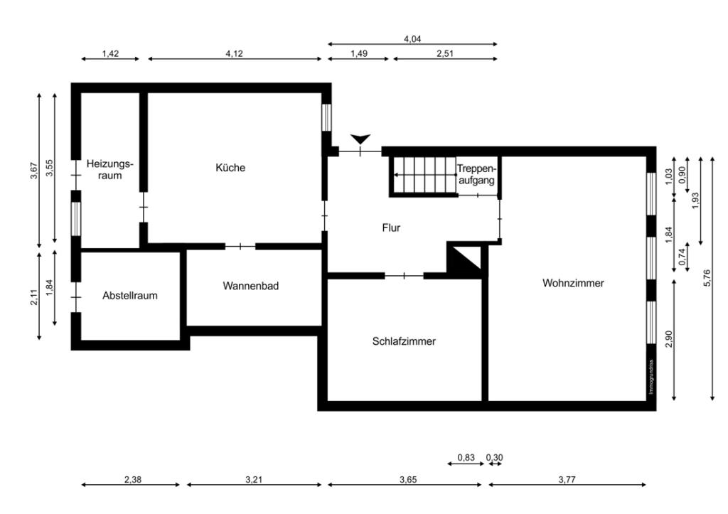 Grundriss Erdgeschoss