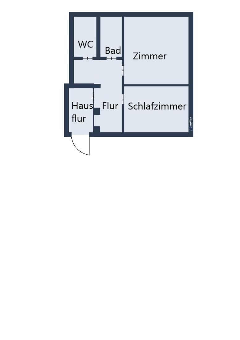 Grundriss EG Wohnung Anbau