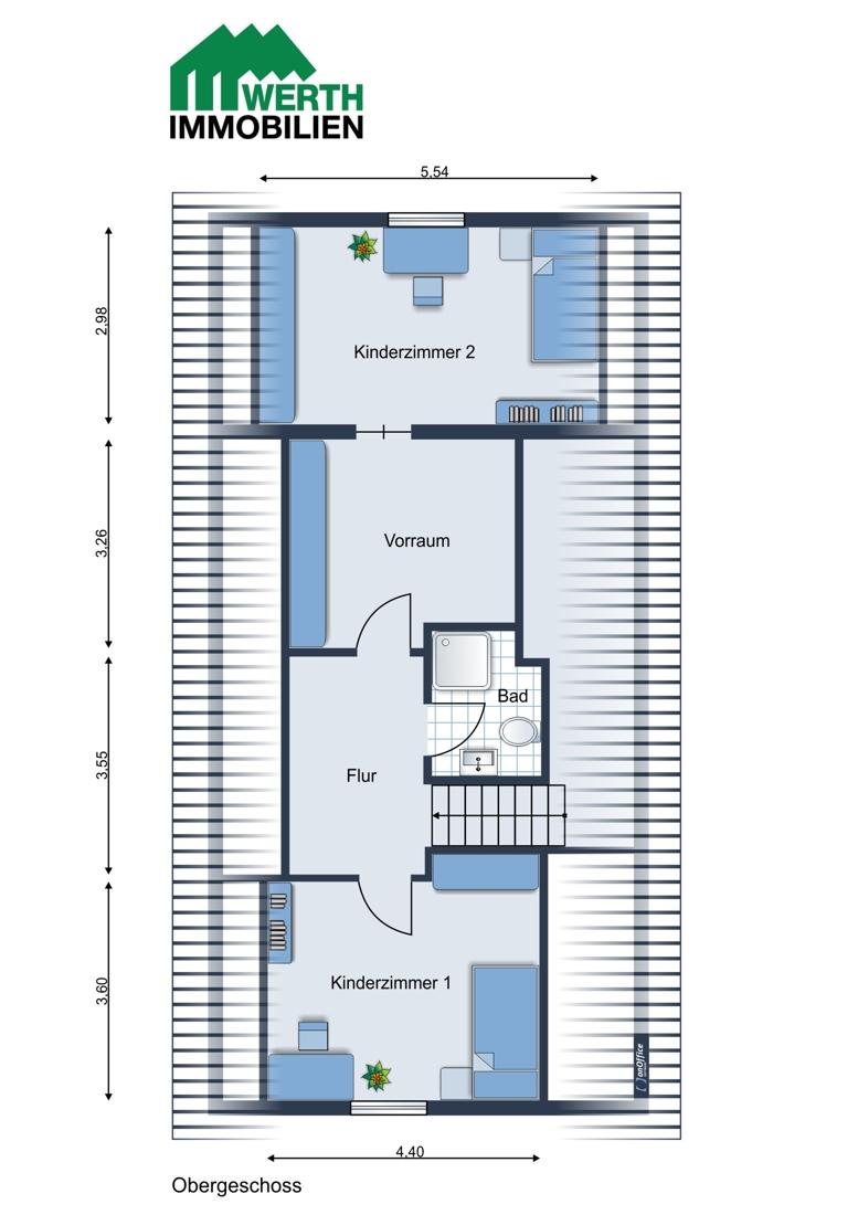 Grundriss Dachgeschoss