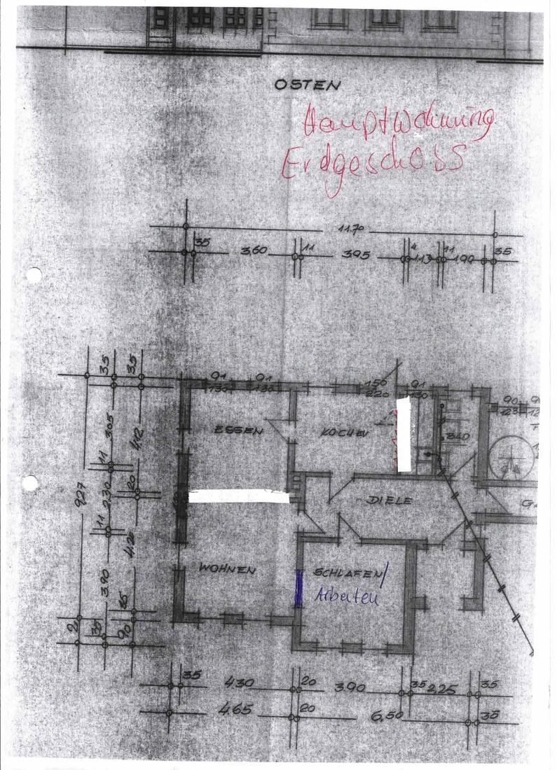 Grundriss EG Haupthaus