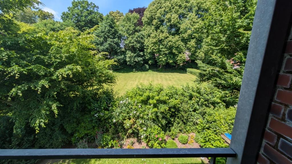 Blick vom Balkon