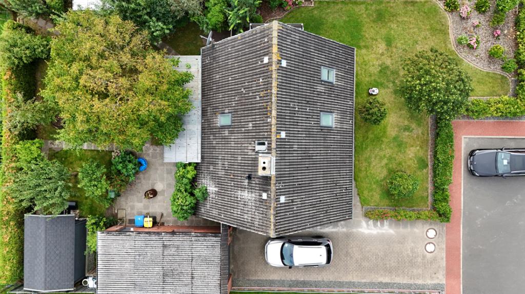 Blick auf das Grundstück
