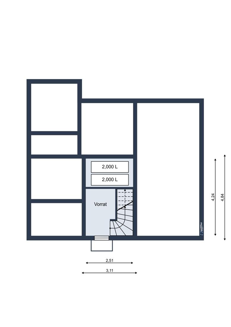 Grundriss Kellergeschoss