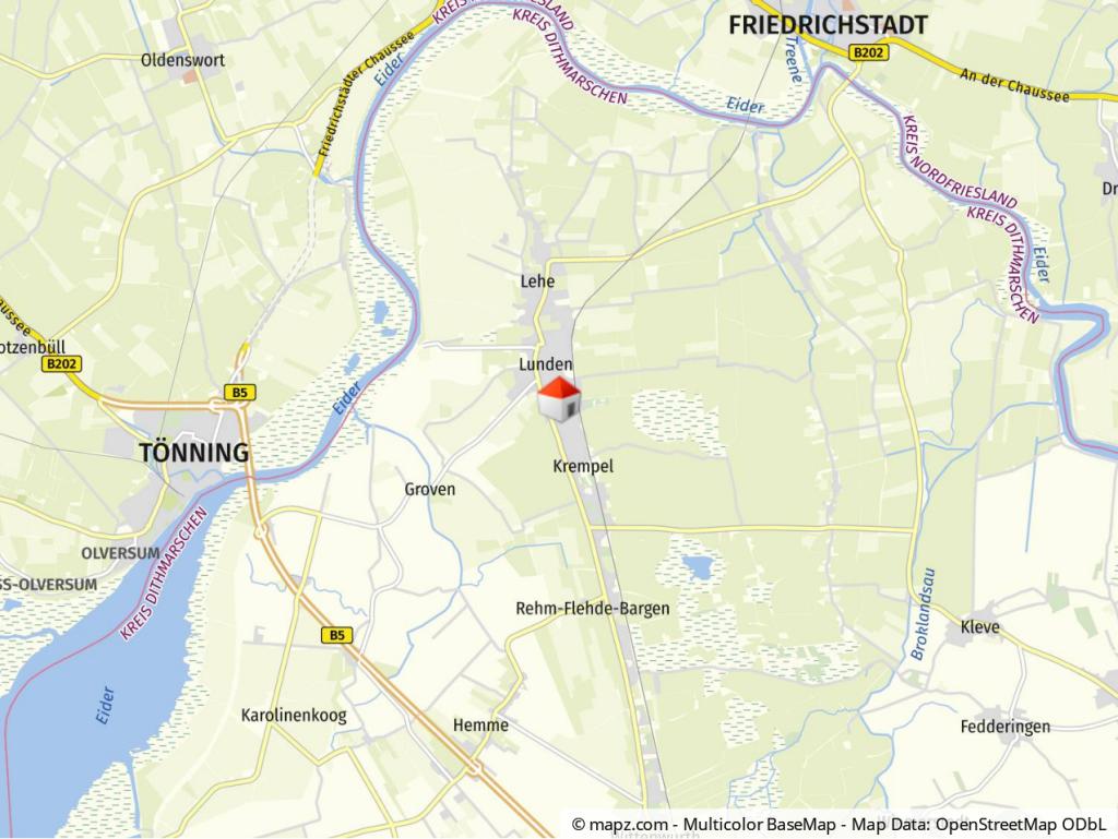 Kartenausschnitt