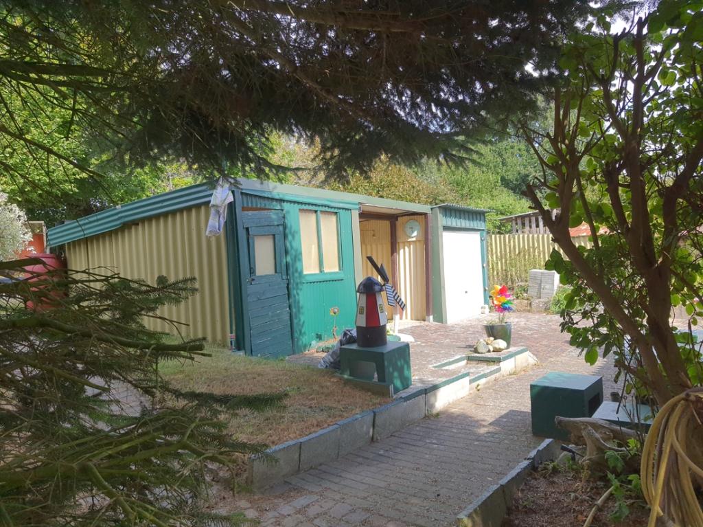 Blick zur Garage