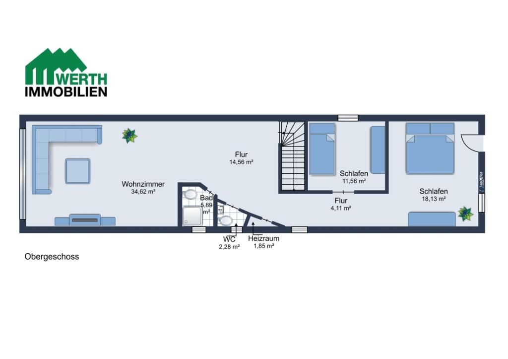 Grundriss Obergeschoss
