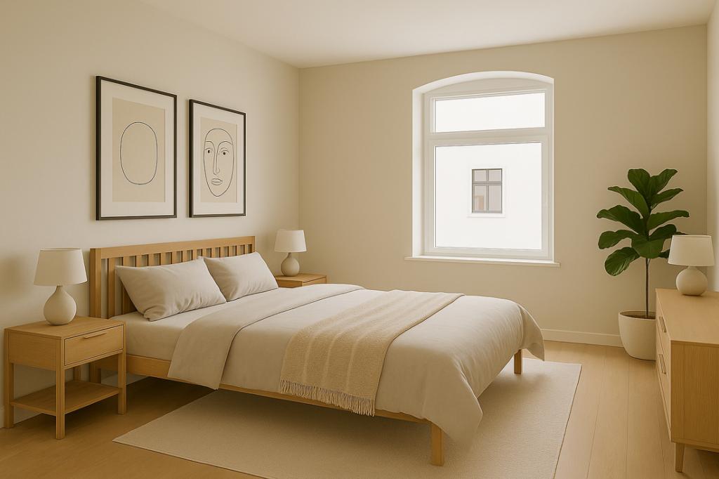 Schlafzimmer 1 Obergeschoss (gestagede Version)