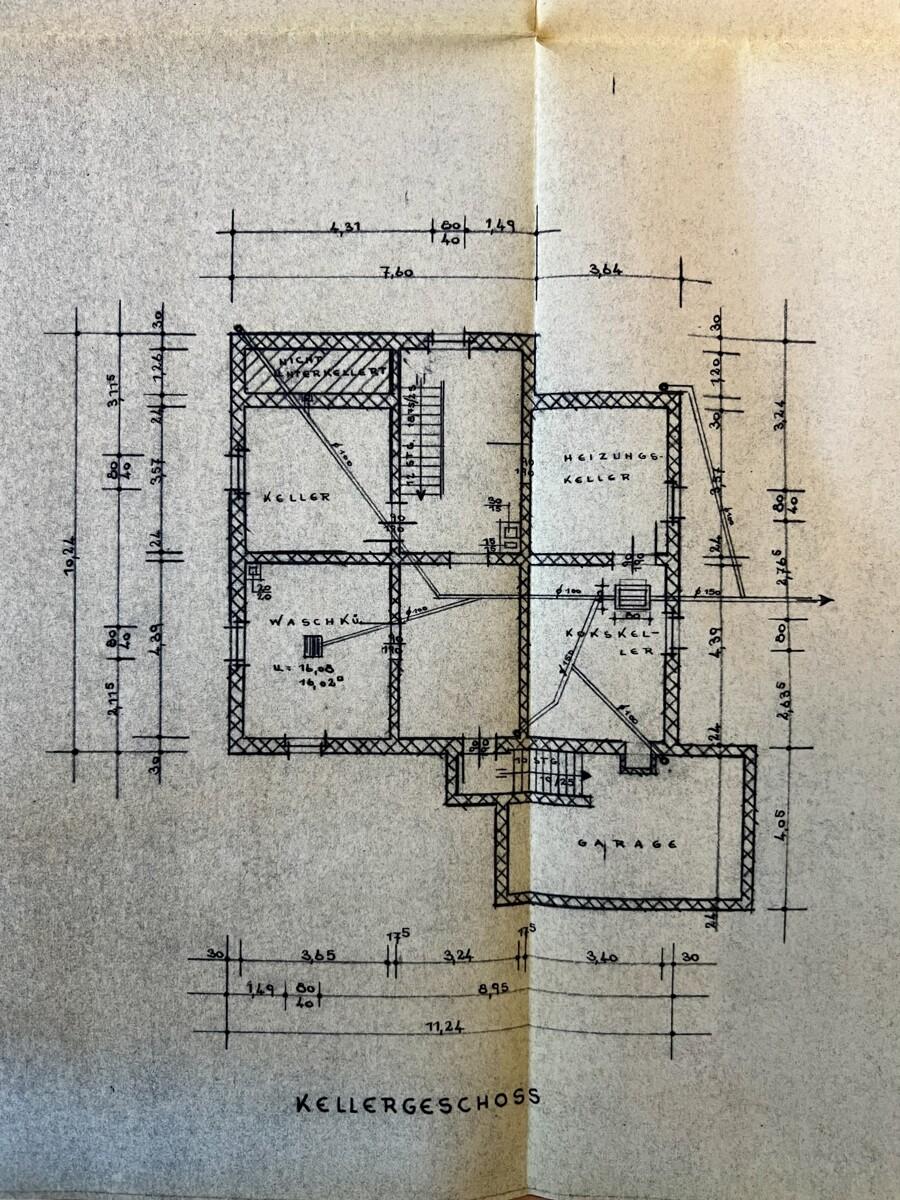 Grundriss Keller