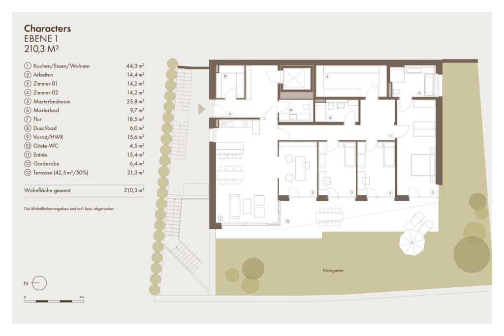 1.Ebene Grundriss