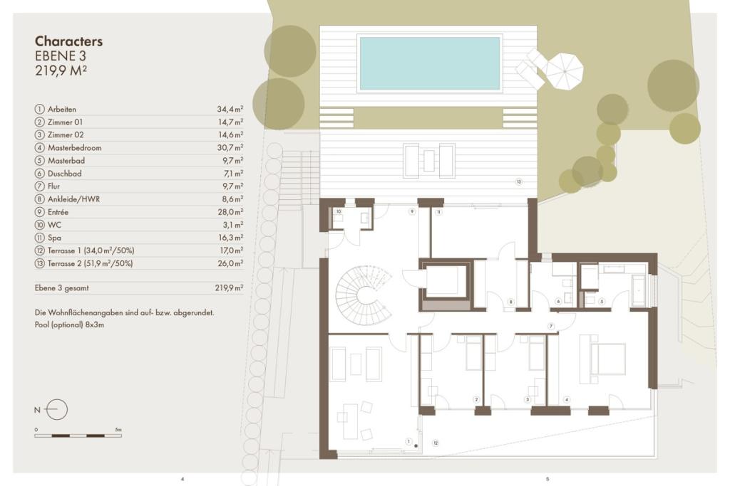 3. Ebene Grundriss