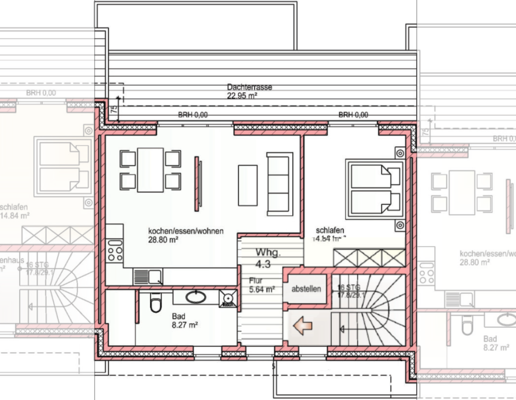 VORSCHAU | Neuwertige Dachgeschoss-Wohnung aus 2025 mit 2 Zimmer und Dachterrasse in Oldenburg / Eversten - Foto 3