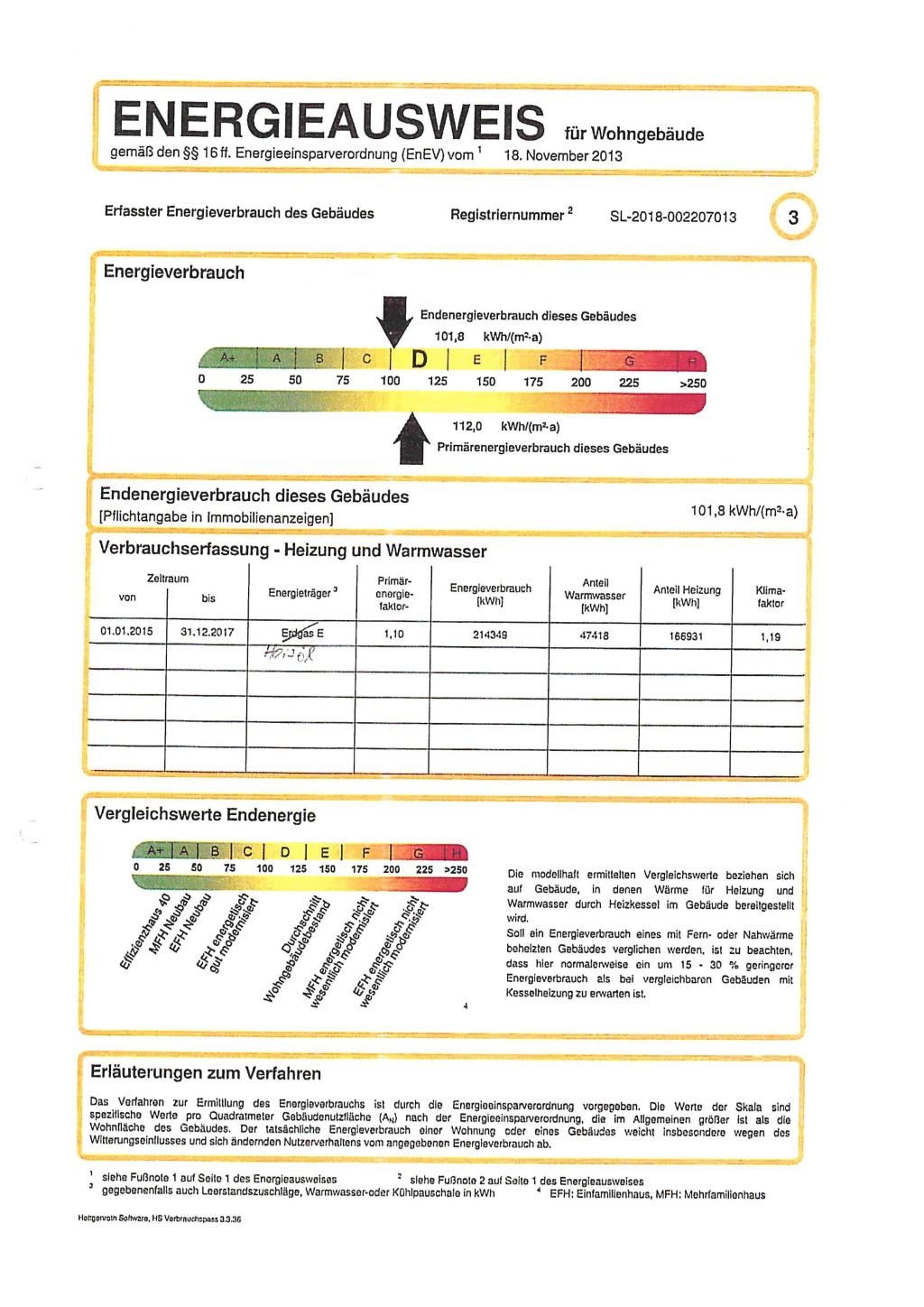 Energieausweis Einheit 1