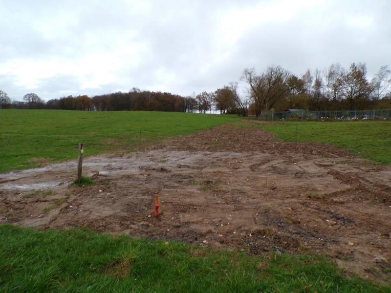 3b Blick aufwärts am Ende von Parzelle 3