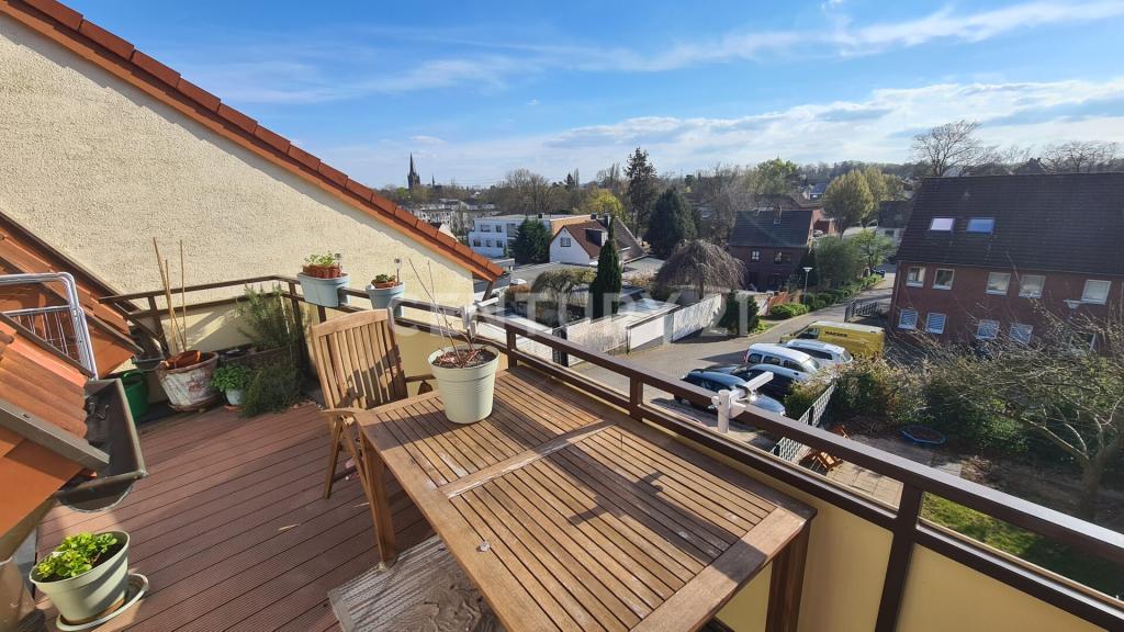 Blick vom Balkon